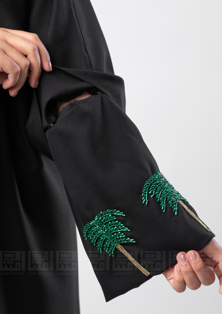 كم منفصل مطرز  برسم النخلة شك خرزي  3067