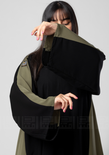 عباية أوليڤيا الباردة كلوش باللون الزيتوني- 1329