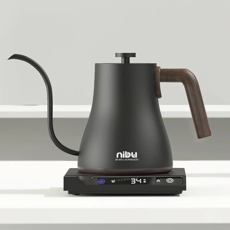 غلاية القهوة المقطرة أسود | nibu