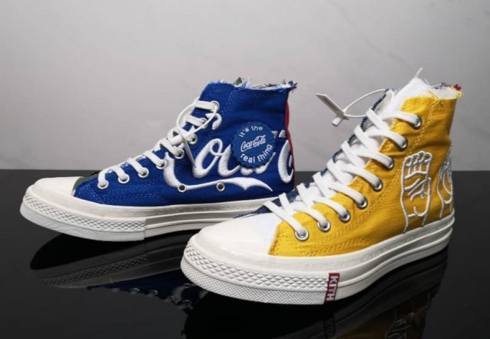 CONVERSE CHUCK TAYLOR KITH X COCA COLA SIGN LANGUAGE Aquarius side