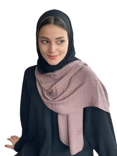 طرحة لونين زهري وأسود