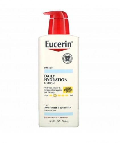 يوسرين دهان الترطيب اليومي Eucerin ، واقي شمس خالٍ...