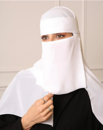 نقاب أبيض ( ثلاث مقاسات. )