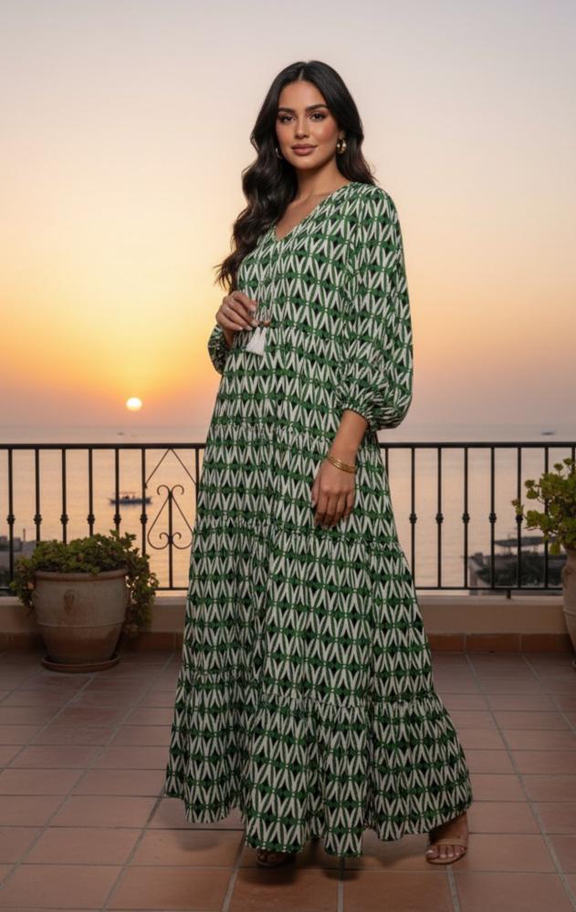 فستان قطن تركي مميز