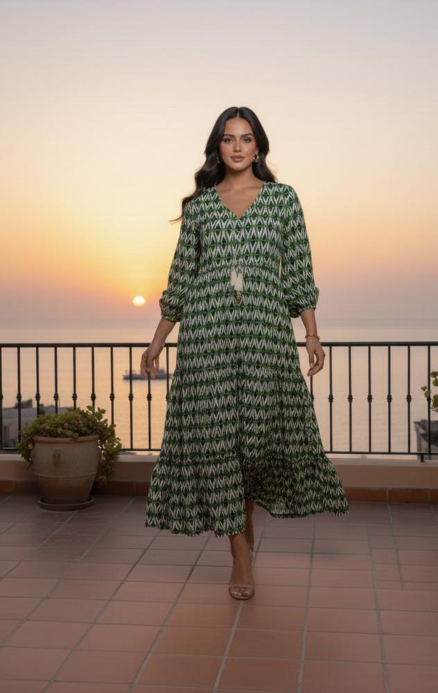 فستان قطن تركي مميز