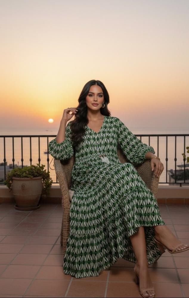 فستان قطن تركي مميز