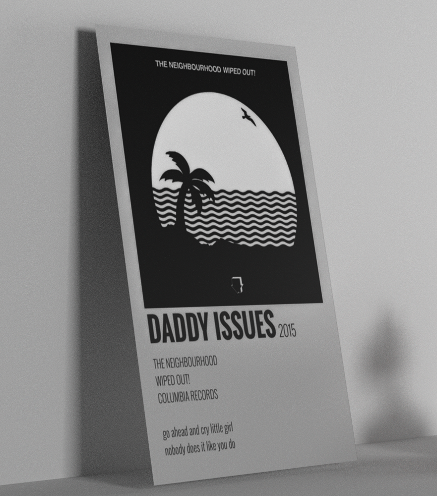 Daddy Issues by the Neighbourhood  Sticker for Sale by maloksyy