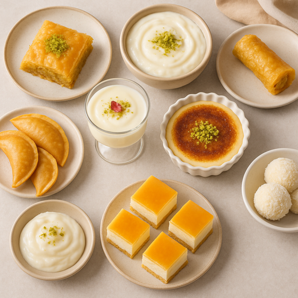 أفضل وصفات حلويات رمضان - حلويات رمضان سهلة وسريعة - منتجات رمضان