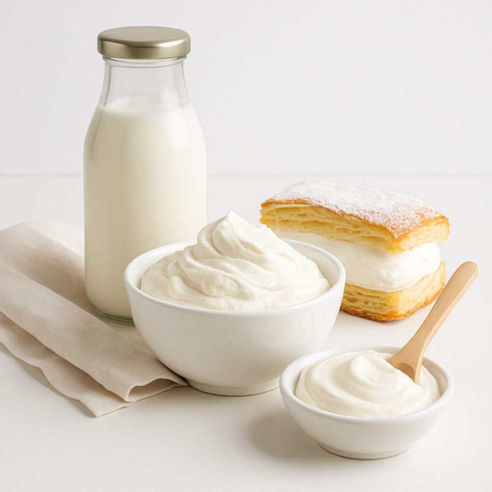 أفضل أنواع القشطة - فوائد القشطة - القشطة للحلويات