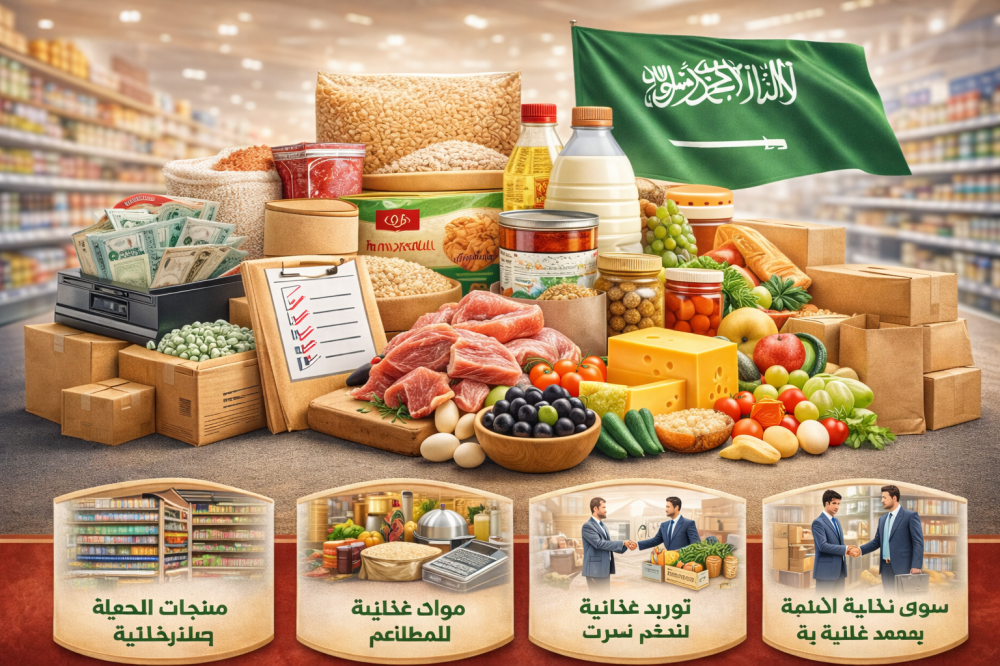 سوق الجملة مواد غذائية أون لاين | أسعار مباشرة للتجار والبقالات في السعودية
