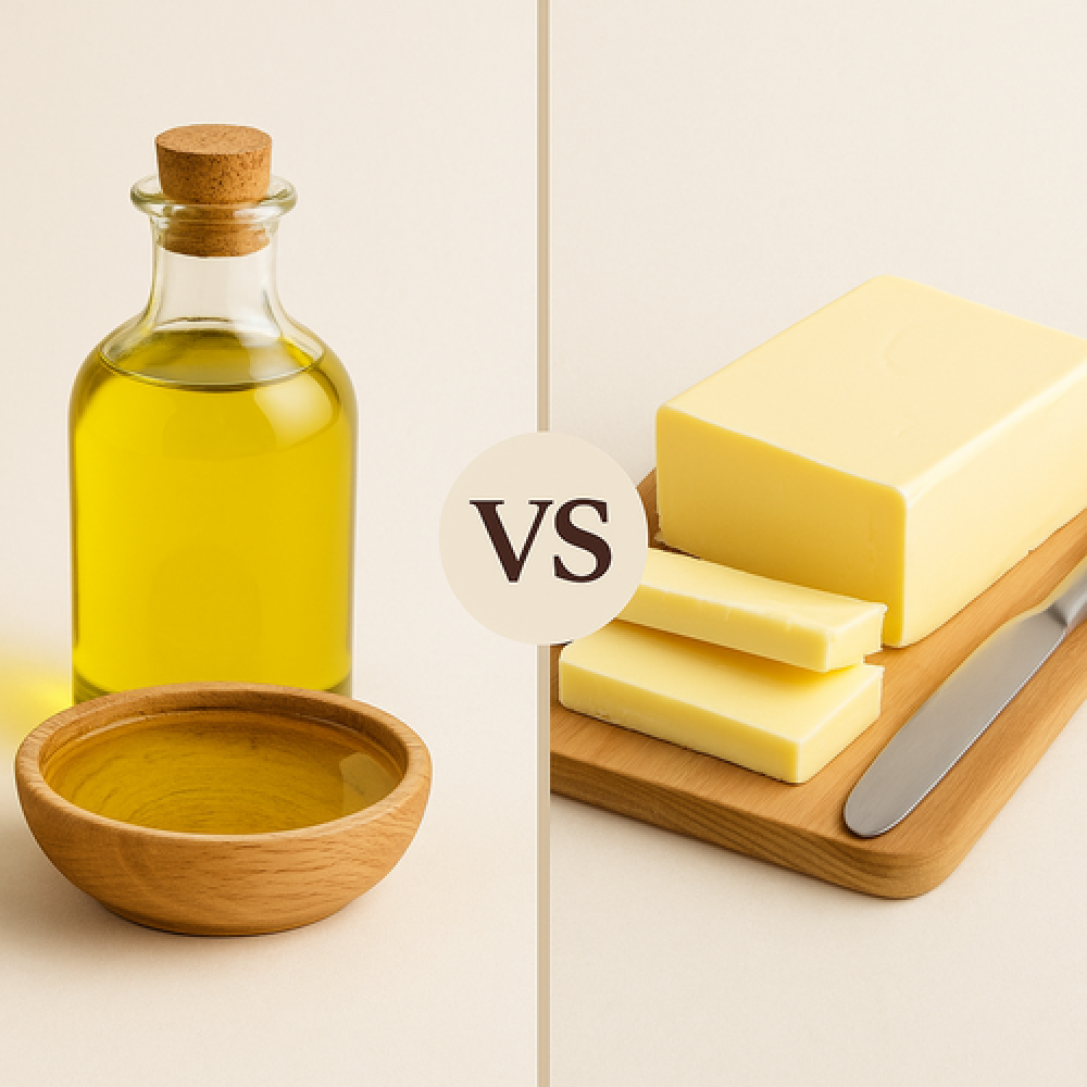 أيهما أفضل للصحة؟ الزيت النباتي أم الزبدة أم السمن البلدي؟
