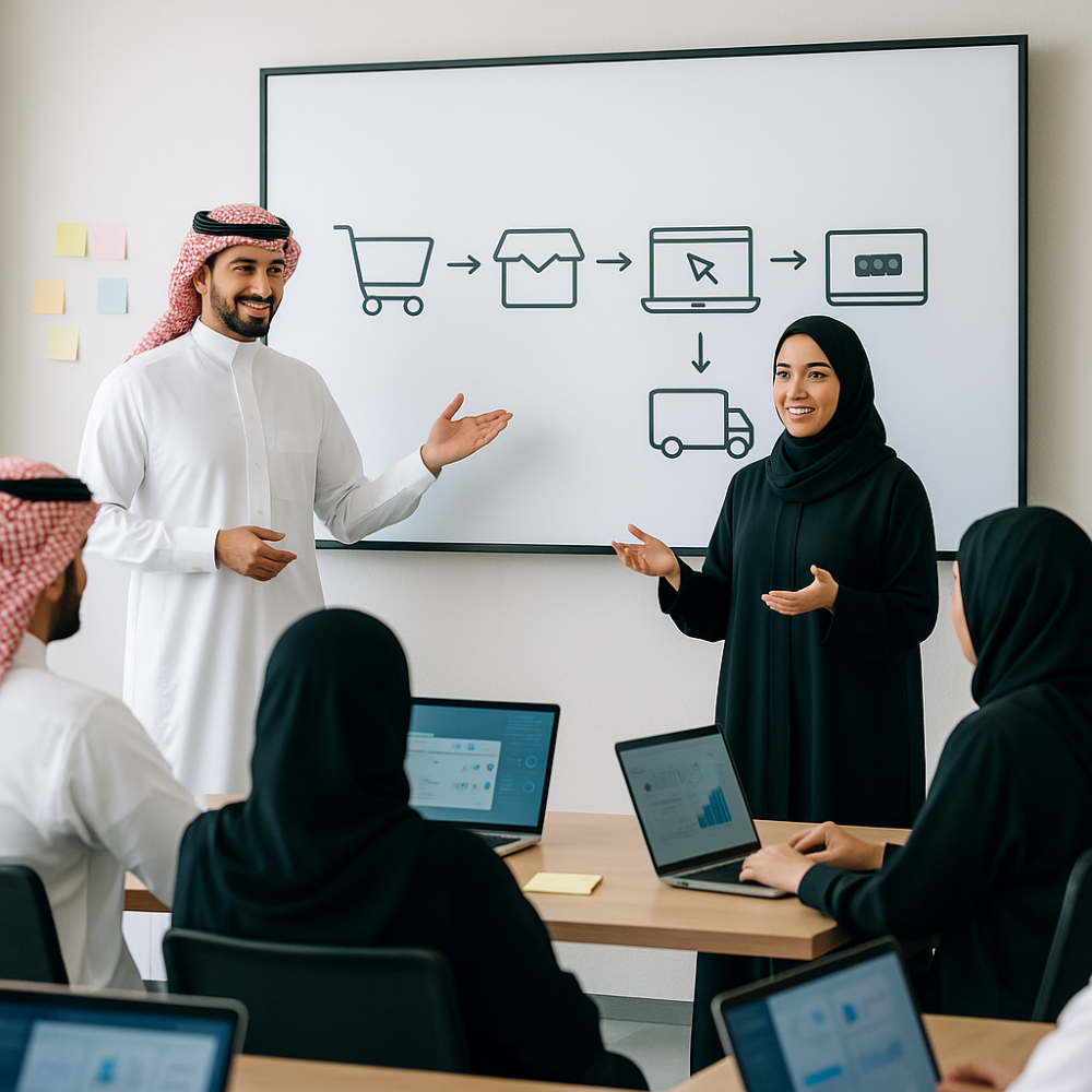 فتح متجر إلكتروني من الصفر في السعودية 2025 | دليل شامل خطوة بخطوة