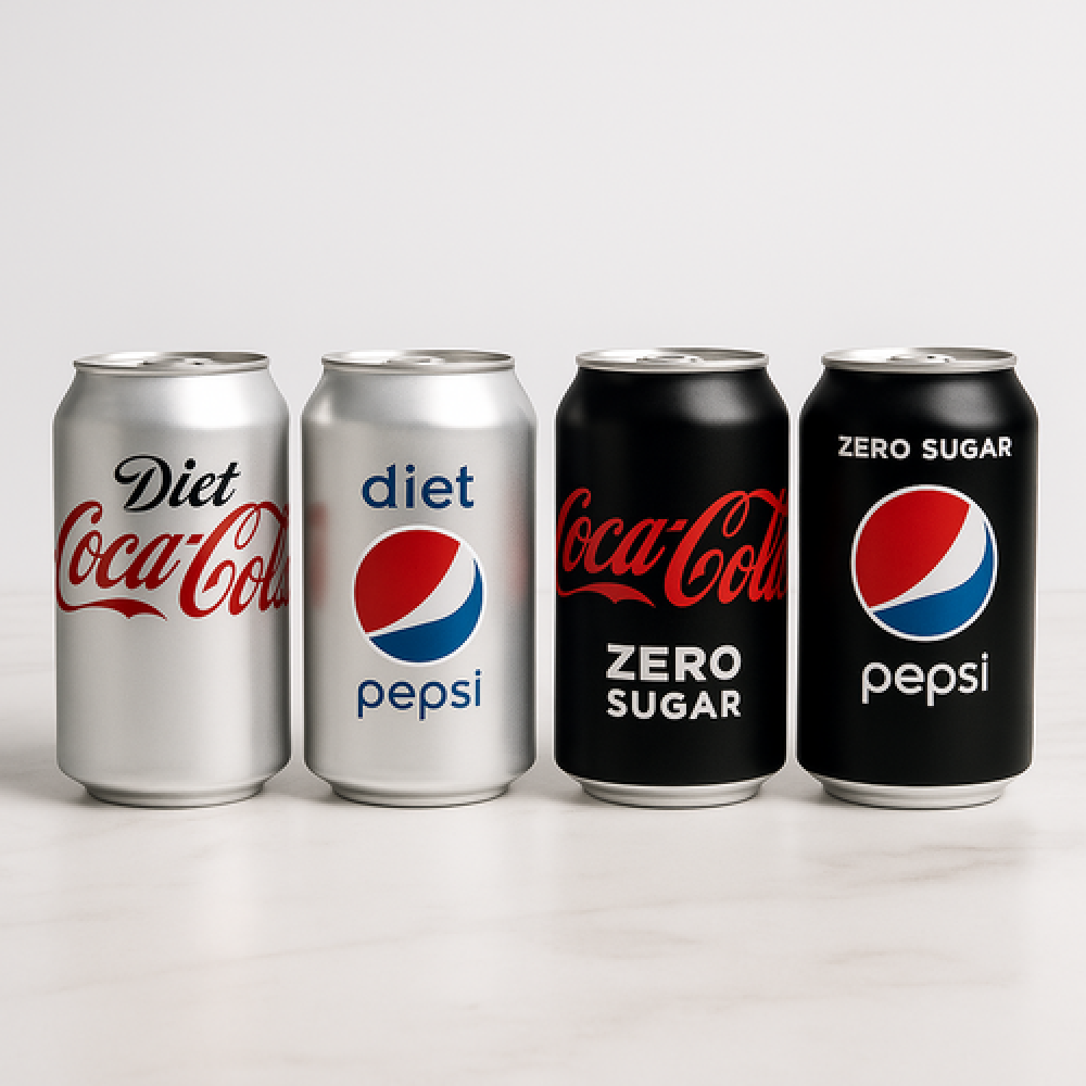 المشروبات الغازية الدايت - الفرق بين الدايت والخالية من السكر