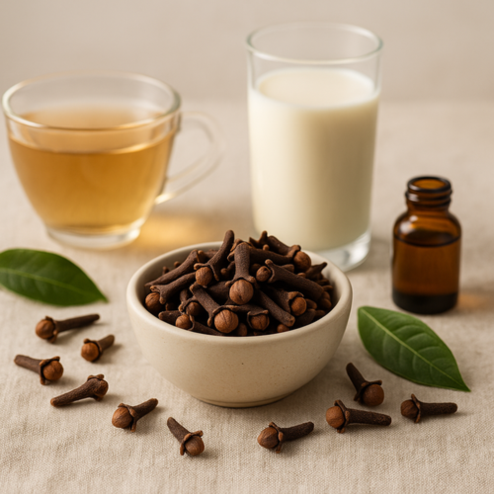 فوائد القرنفل للنساء والرجال - فوائد القرنفل مع الحليب