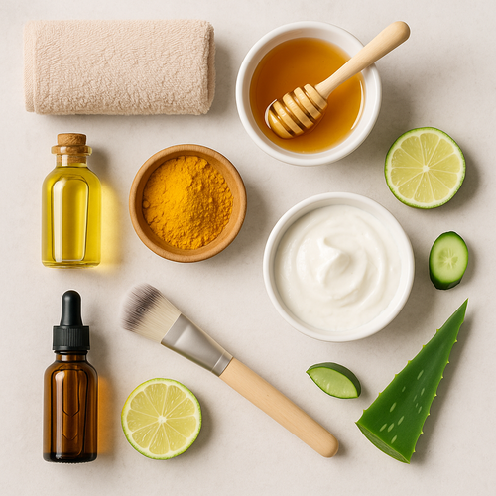أفضل ماسكات طبيعية للوجه والشعر: تفتيح البشرة والنضارة وعلاج المناطق ا
