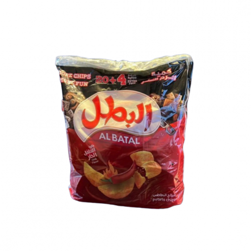 بطاطس البطل فلفل حار