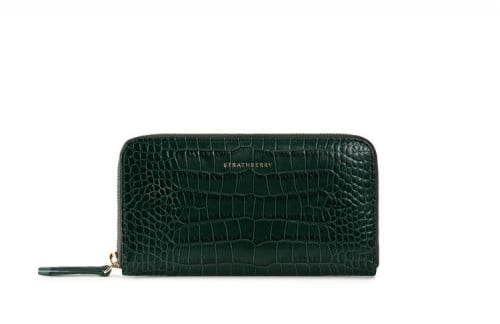 محفظة ستراثبيري - أخضر داكن