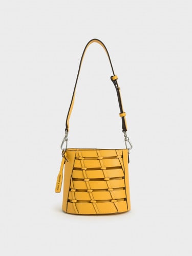 حقيبة تشارلز آند كيث- صغيرة (أصفر)