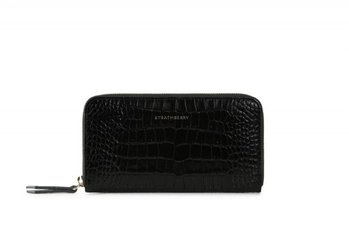 محفظة ستراثبيري - أسود