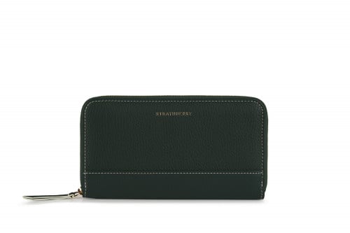 محفظة ستراثبيري - أخضر غامق