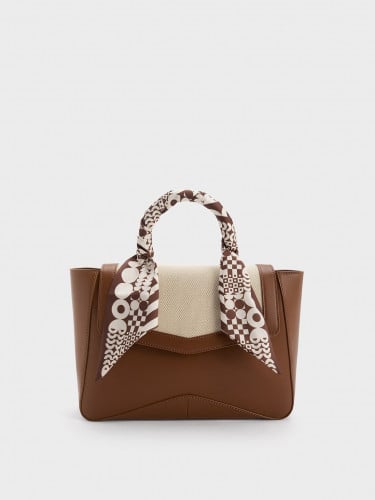 حقيبة تشارلز  مع وشاح - وسط 2303268