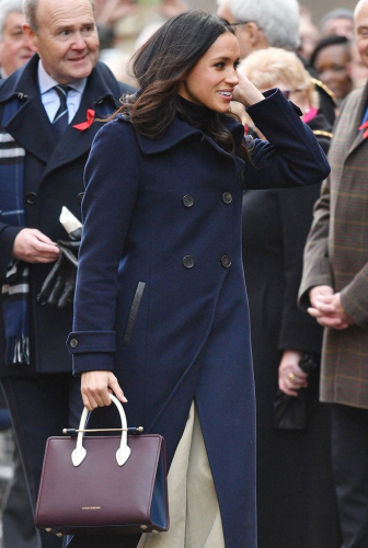 حقيبة ستراثبيري-وسط (عنابي كحلي فانيليا)