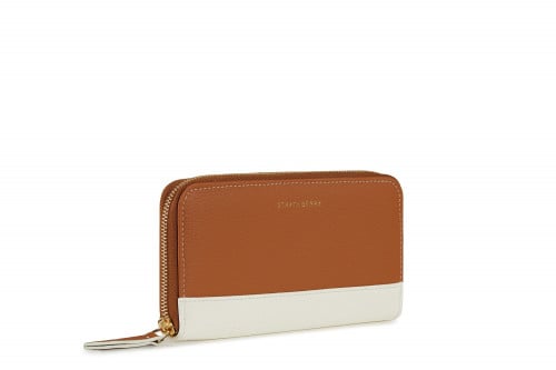 محفظة ستراثبيري - بني فاتح وفانيليا