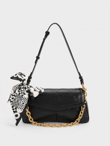 حقيبة تشارلز مع وشاح - صغيرة 2303269