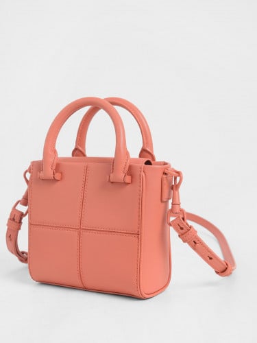 حقيبة تشارلز آند كيث- صغيرة (مرجاني)