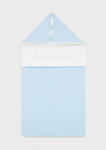 حامل طفل (مدس) أرماني - أزرق لازوردي وأبيض