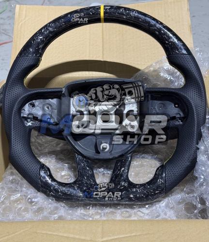 طارة فورجد كاربون فايبر - خياطة صفراء