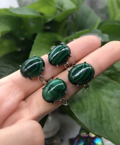 Malachite ring