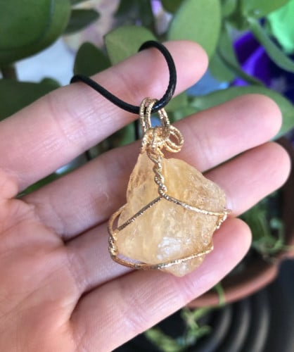 Citrine necklace