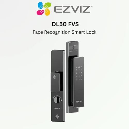 قفل باب الكتروني من ezviz موديل DL50 ببصمة الاصبع،...