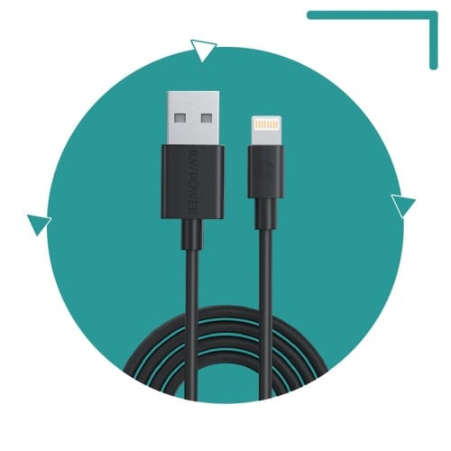 RAVPOWER سلك USB TO LIGHTENING