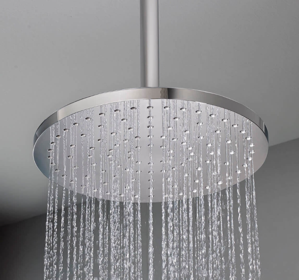 طاسة دش مطري اسود مدور مقاس 30  بي ار سي م . ع