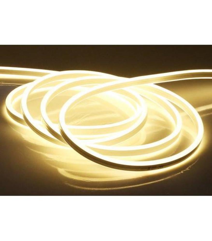 شريط انارة اصفر وتر بروف خارجي  كبس لفة 50 متر