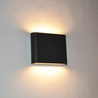 ابليك حائط اب داون لد اصفر 6 واط جرم اسودh r 9534/...