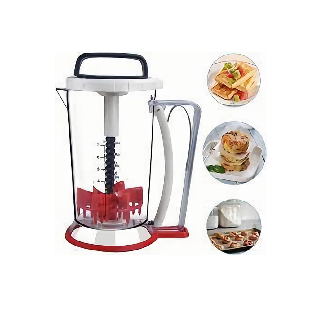 موزع وخلاط عجينة البانكيك، خلاط للكعك والفطائر والبسكويت والوافل