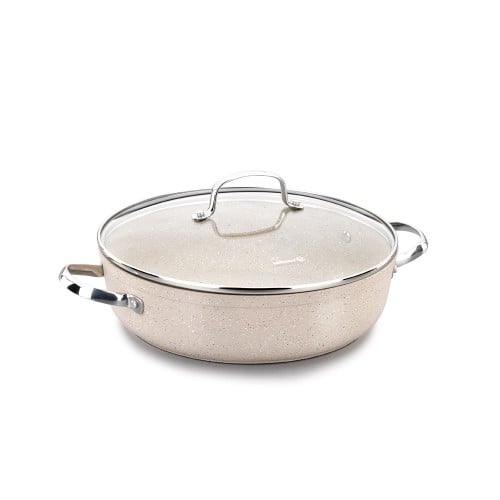 Korkmaz Granita Wok 24 Cm – Antihaftbeschichtet, 6,5 Cm Hoch