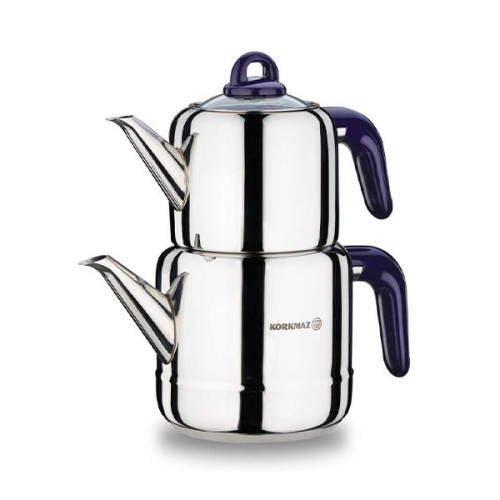 KORKMAZ HERA TEA POT SET Lavander - A048 - طقم أبر...