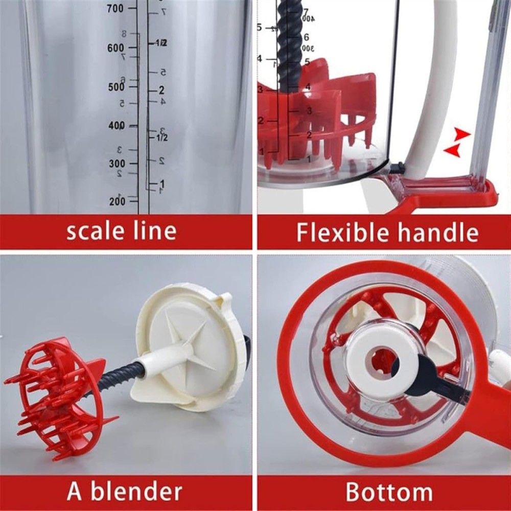 موزع وخلاط عجينة البانكيك، خلاط للكعك والفطائر والبسكويت والوافل
