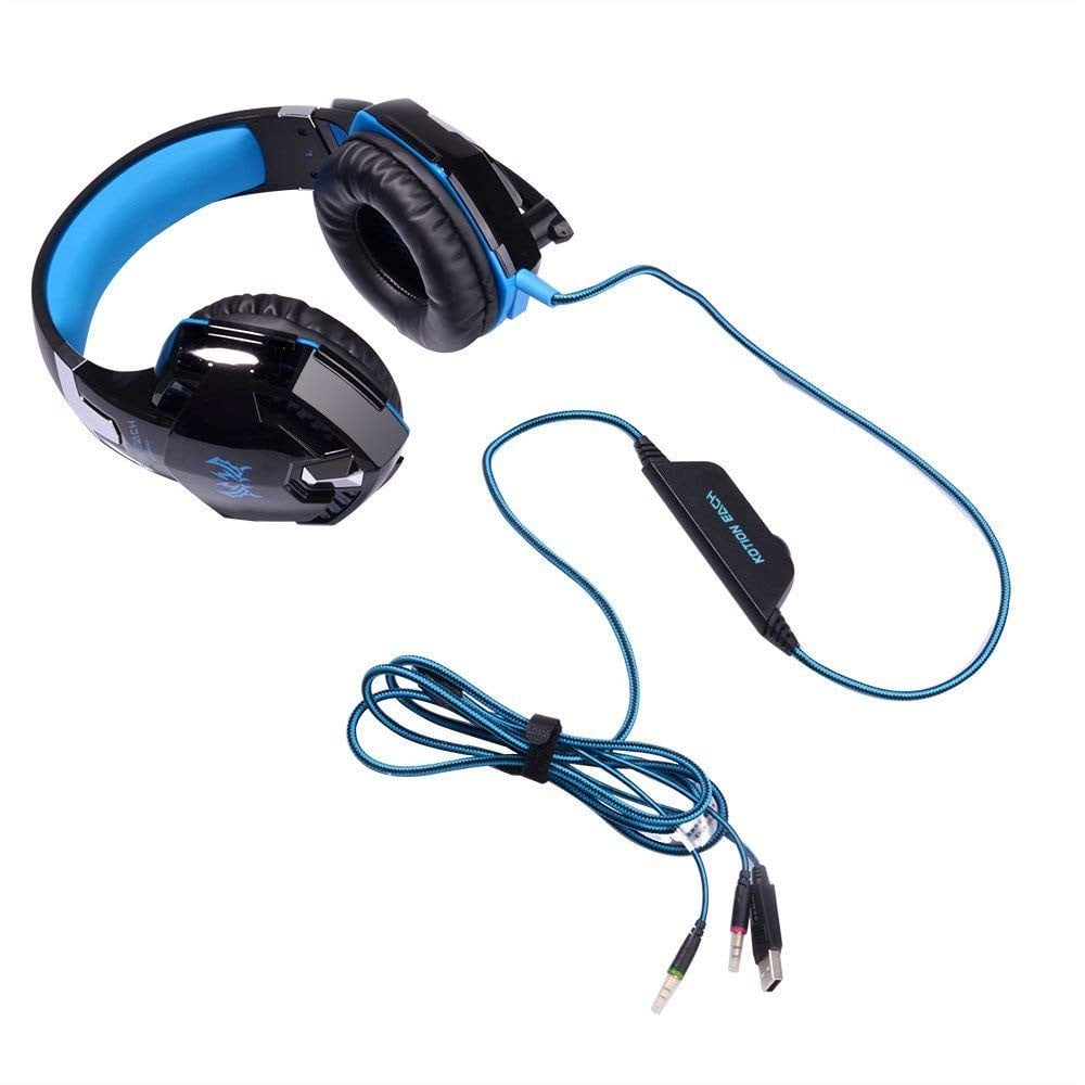 سماعة العاب سلكية بلايستيشن وكمبيوتر وجوال PS4 PC Mobile KOTION EACH G2000 Headphone