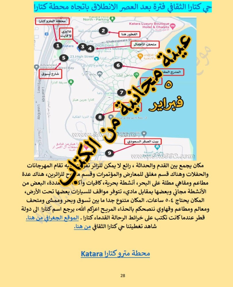 رحلتي السياحية العائلية الى الدوحة في قطر - 55 صفحة