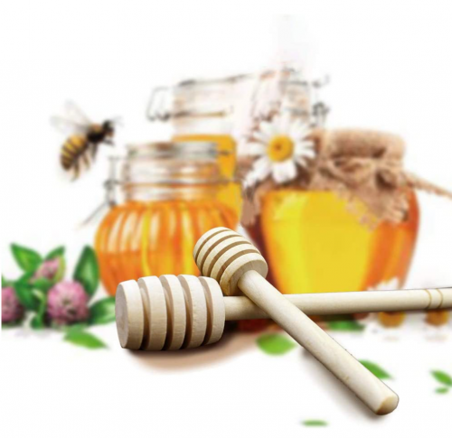 طقم ملاعق عسل خشب (5) ملاعق-  15 ريال –Wooden Honey Spoons