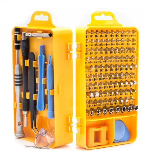 طقم 112 قطعة مفكات للأجهزة الصغيرة مع الحقيبة