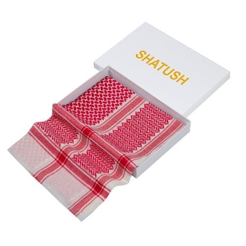 شماغ كشميري شاتوش صوف كشميري 100٪ جوده عاليه