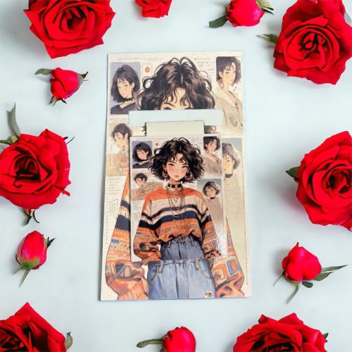 فواصل كتب ودفاتر انمي مغناطيس صناعة يدوية يمكن تصم...