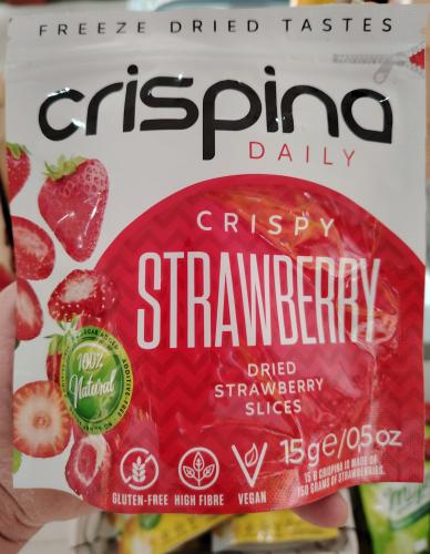 فواكة مجففة بالتبريد فراولة 15ج