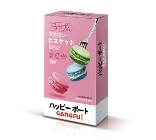 ماكرون بكريمة الفراولة  (الخيار متعدد)